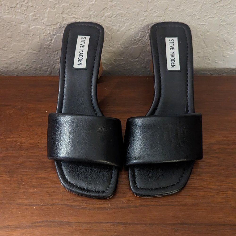 Steve Madden Saged  Square Toe Dress Sandals-Size 7.5
